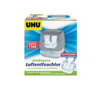 UHU Ambiance - Deshumidificador para combatir la humedad y el moho en las habitaciones, 450 g, color antracita