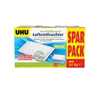 UHU Bolsas de recambio para deshumidificador, evita la humedad y los olores a humedad, paquete de ahorro de 3 x 1000 g