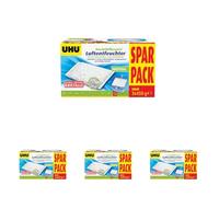 UHU Bolsas de recambio para deshumidificador, evita la humedad y los olores a humedad, paquete de ahorro de 3 x 450 g (Paquete de 4)