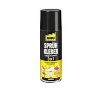 UHU colle en spray 3 en 1, fl. de 200 ml, universelle et transparente, 3341500