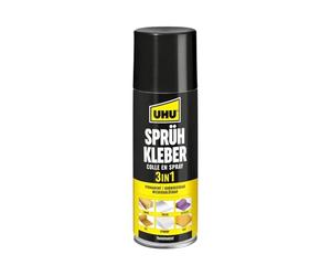 UHU colle en spray 3 en 1, fl. de 200 ml, universelle et transparente, 3341500