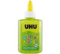 UHU Glitter Glue Bottle 88,5 ml verde
