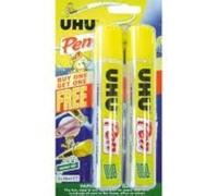 Uhu Pegamento Bolígrafo Papel & Tarjeta Pegamento 2x50ml