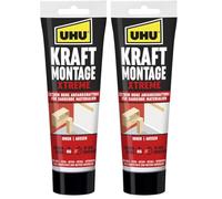 UHU Pegamento de montaje Kraft Xtreme, tubo de 175 g (Paquete de 2)
