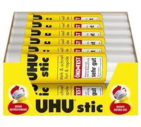 Uhu Stic Barra de Pegamento Macizo Lavable No Tóxico 21G Ref 45611 [Paquete 12]