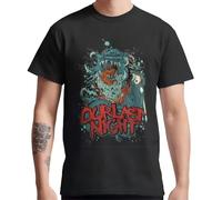 UHYft66AWZ Our Last Night with The Sea Blue Monster Artwork T-Shirt Black L