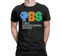 UHYGdrfs225 Novelty 70s 80s Protect P.B.S Logo T-Shirts Crew Neck