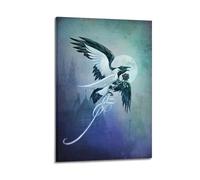 UIASDICX Póster de Milagro de Cuervo Santo, póster decorativo de lienzo para pared e impresión artística moderna para decoración de dormitorio familiar, 30 x 45 cm