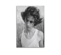 UIASDICX Timothee Chalamet - Póster decorativo de actor de pintura en lienzo para pared e impresión artística moderna para dormitorio familiar, pósteres de 20 x 30 pulgadas (50 x 75 cm)