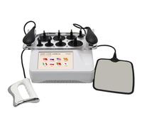 UIBAO 448KHz Máquina Portátil de Adelgazamiento Corporal - Terapia Radiofrecuencia Tecar Res Bio,Instrumento de Fisioterapia con 8 Sondas,2 Asas y Cuchillo para Fascia,Diatermia Resistiva