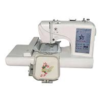 UIBAO Bordadora Digital Computarizada 7'' Pantalla LCD Táctil + Puerto USB | 114 Patrones Cualquier Combinación,4"X4"/4"X9.2" Área | Herramientas DIY para Costura Y Bordado Creativo