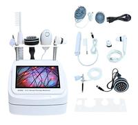 UIBAO Máquina Analizadora De Cabello Y Piel 5 En 1,Detector De Folículos Pilosos Aceite Y Humedad,Microscopio LCD 10 Pulgadas para Salón Belleza Facial Pelu