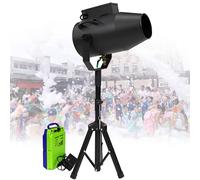 UIBAO Máquina de Espuma Grande 1000W, Cañón de Espuma Portátil con Trípode, Efecto de Escenario Grande,para Patio, Piscina, Cumpleaños y Todos los Eventos Festivos rechargeableversion