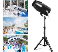 UIBAO Máquina de Espuma para Fiestas al Aire Libre, 1000W, Distancia 6-10m, Producción 20M³/min,80㎡ Área,para Piscinas, Cumpleaños y Celebraciones Pluginversion