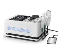 UIBAO Máquina de Fisioterapia y Diatermia 448KHz CET Ret JMD,Equipo Multifuncional con 8 Sondas,3 Asas y 1 Placa Negativa,para Reafirmación Piel,Reducción de Celulitis y Modelado Corporal White