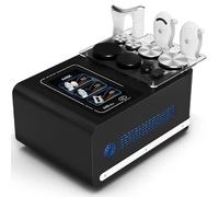 UIBAO Máquina de Fisioterapia y Diatermia 448KHz CET Ret JMD,Equipo Multifuncional con 8 Sondas,3 Asas y 1 Placa Negativa,para Reafirmación Piel,Reducción de Celulitis y Modelado Corporal Black