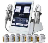 UIBAO Máquina Profesional 7D HIFU para Rostro y Cuerpo con 7 Cartuchos de Profundidad 1,5-13 mm y 20000 Disparos, Lifting no invasivo, eliminación de Arrugas y reafirmación antiedad