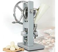 UIBAO Prensa Manual para Tabletas | Prensa de Pastillas con Manivela | 0-2000 Piezas/h, Espesor Ajustable de 0-6 mm | 6/8/10/12 mm | Uso Doméstico y de Laboratorio mold6mm