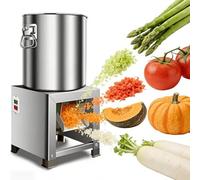 UIBAO Procesador Alimentos Comercial 1800W,Trituradora Verduras Eléctrica Profesional,Rallador para Verduras,Cebolla,Ajo Y Alimentación Animal,Granjas Y Cría Ganado con 8 Cuchillas