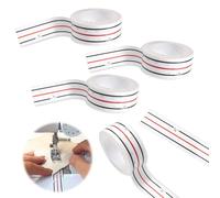 UICCVOKK Cintas de costura diagonal, 4 cintas diagonales para máquina de coser, cinta diagonal para máquina de coser, cinta diagonal para guía de costura adhesiva, guía de costura para máquina de