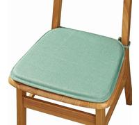 UICMNSI Pack 1 2 4 Cojines Antiescaras 40x35/42x40/45x43cm con Lazos, Cojín Almohadillas for Silla de Interio Antideslizantes y Lavables for Comedor, Oficina y Jardín(8,4psc:45x43cm/18x17in)