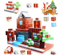 Uiczdry 120 Piezas Construcciones Magneticas Niños,Construcción de Bloques Magnéticos Mundo, Magneticas Niños Stem Creatividad Juguetes Educativos Regalos para Mayores de 3 4 5 6 7 8 años