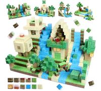 Uiczdry 128 Piezas Bloques de Construcción Magnéticos,Build Mine Imanes World Set,Stem Montessori Magnéticos para niños de 6 años,Construcciones Magneticas Niños,Juguete Magnético para Niños y Niñas
