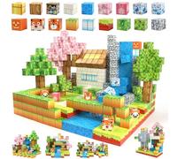 Uiczdry 80 Piezas Bloques de Construcción Magnéticos,2.5cm/Piezas Bloques Construccion Niños,Kit Construye un Mundo Magnético,Stem Montessori Juguetes Creativos,para niños y niñas de 3
