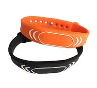 UID - Pulsera impermeable legible y regrabable, RFID 13.56 mHz IC bloque de etiqueta 0 sector escribible (paquete de 2)