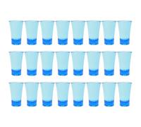 UieoKakeh 24 Vasos de Chupito de Poliestireno de 30 Ml para Licores y Cócteles, Diseño Degradado Multicolor