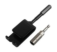 UieoKakeh Adaptador de Taladro para Anclaje de Hielo, Cubierta de, Atornillador Rápido, Tornillos en Espiral, Herramienta de Anclaje en el Suelo, Adaptador de Barrena para Hielo, Eje.