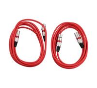 UieoKakeh Cable de Audio XLR Macho A Hembra Micrófono Tarjeta de Sonido Mezclador Cable Balanceado de 3 Núcleos Cable de Control de Iluminación de Escenario