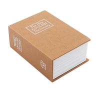 UieoKakeh Caja Fuerte para Dinero y Joyas Que Imita el Aspecto de un Libro y Es para el Hogar y la Oficina (Mini Amarillo)