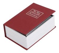 UieoKakeh Caja Fuerte para Dinero y Joyas Que Imita el Aspecto de un Libro y Es para el Hogar y la Oficina (Mini Red)