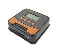 UieoKakeh Controlador de Carga Solar con Conmutación Automática de 12 V A 24 V, Controlador de Carga Solar MPPT de 10 A para Baterías Gel SLA LFP LI.