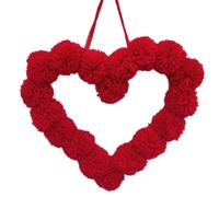 UieoKakeh de Pompones para San Valentín, Adorno de Corazón de Peluche, Ideal para Propuestas de Matrimonio y Decoración de Habitaciones Infantiles.