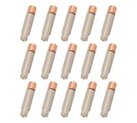 UieoKakeh Juego de 15 Puntas de Soldadura MIG con Revestimiento Cerámico, Boquillas Antisalpicaduras de 0,9 mm para un Mejor Rendimiento de Soldadura