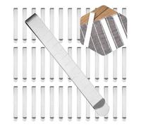 UieoKakeh Juego de 40 Pinzas de Costura, Regla de Medición de Costura, Herramientas de Costura de Dobladillo de Metal para Coser, Alfileres de Acolchado y Accesorios de Marcado