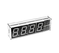 UieoKakeh Kit de Bricolaje Electrónico ESP8266, Reloj de Red, Módulo WiFi, Tubo Digital de 8 bits, Pantalla de Tiempo y Temperatura, Kit de Práctica.