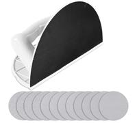 UieoKakeh Lijadora de Esquinas para Paneles de Yeso con 12 Discos de Lijado de 9 Pulgadas y Soporte Semicircular de Adhesivo de Nailon para un Lijado Eficiente.