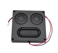UieoKakeh Minialtavoces USB Magnéticos Externos para Ordenador de Escritorio, Sonido Envolvente, para Proyector de Escritorio, 4 Ohmios, 10 W.