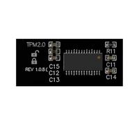 UieoKakeh Módulo de Prueba de Actualización de Computadora con Placa de Seguridad de Cifrado TPM2.0 LPC de 20 Pines con Control Remoto