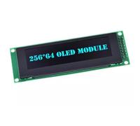UieoKakeh Módulo LCD de 2.8" 12864 Pantalla OLED 256x64 25664 Puntos Módulo Gráfico Puerto Serial SPI
