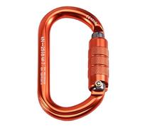 UieoKakeh Mosquetón de Seguridad de 25 KN, Resistente, para Escalada en, Rapel y Correa para Perros.