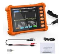 UieoKakeh Osciloscopio Digital Portátil de 250 KHz, 2,5, Ajuste Automático, Pantalla LCD de 2,8 Pulgadas, ±40 V, Batería Recargable de 3 Horas para Reparación y Educación.