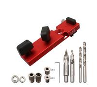 UieoKakeh Perforadora de Perfiles de Aluminio de un Solo Orificio para Perfiles 2020, 3030 y 4040. Herramienta de Perforación.