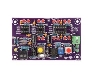 UieoKakeh Placa de Prueba de Amplificador Operacional T2 Probador de Amplificadores Operacionales Amplificador Operacional Simple/Doble/Cuádruple