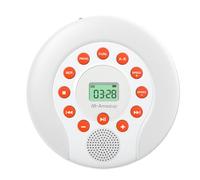 UieoKakeh Reproductor de CD Portátil Reproductor de Cassette de CD Portátil 1500mAh Reproductor de Cassette de Audio Recargable con Altavoces Estéreo Duales, Reproductor de Audio AUX/USB para Coche B