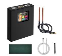 UieoKakeh Soldadora por Puntos Portátil de 30 Velocidades con Pantalla Digital, Rango de Soldadura de 0,1 A 0,25 mm para Baterías 18650, Rusia