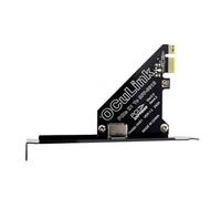 UieoKakeh Tarjeta de Expansión PCIe 4.0 X1 A Oculink SFF8611/8612 A SSD SFF-8639 U.2 para Tarjeta Gráfica Externa para Win/Linux